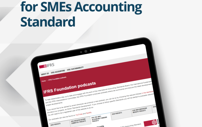 IFRS for SMEs Accounting Standard Podcast